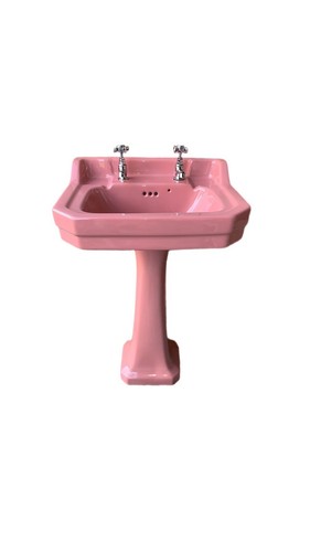 Cameo pink art deco - art, basin