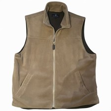 Mulberry TEAM Staff Fleece Bodywarmer Gilet Mens Size Large Beige Rare A1 Cond.