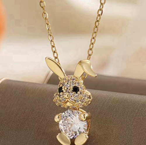 Yellow gold plated cable - gold,
