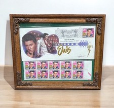 Framed 1993 Elvis Presley Stamp Collection – First Day Cover & 29¢ USPS Set