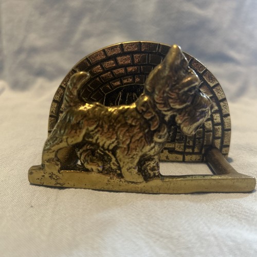 Vintage brass letter - , rack