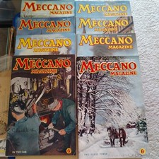 JOB LOT OF 8 MECCANO MAGAZINES