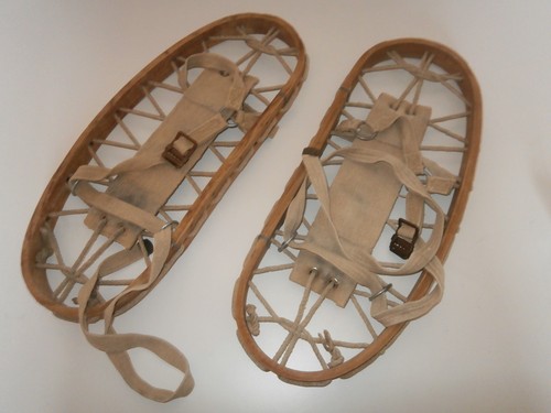 Ww2 italian vintage snow shoes - italian,
