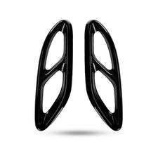Exhaust Muffler Tips Tail Pipe Cover Trim For Mercedes Benz A/B/C/E Class Black