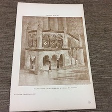 1891 original Architects print