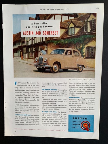 1954 austin a40 somerset ad - austin, uk