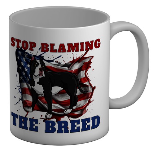 Bully pitbull mug - pitbull, stop
