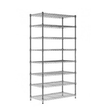 8 Tier Chrome Wire Shelving