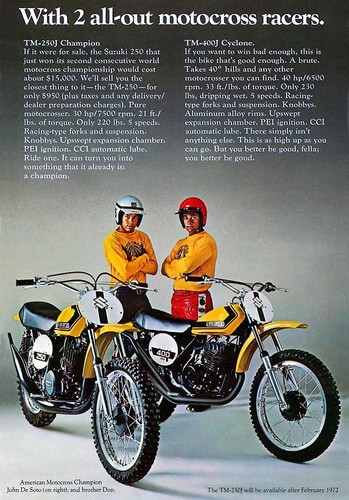 1972 suzuki 250 - suzuki, tm400