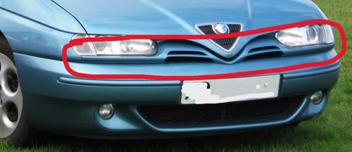 Front plastic grille green - plastic,