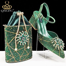 Women Rhinestone Pointed Toe
