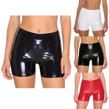 Women's Wet Look PU Leather