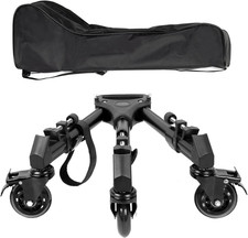 SMALLRIG Universal Photography Tripod Dolly, Heavy Duty Dolly with 3" Rubber ...