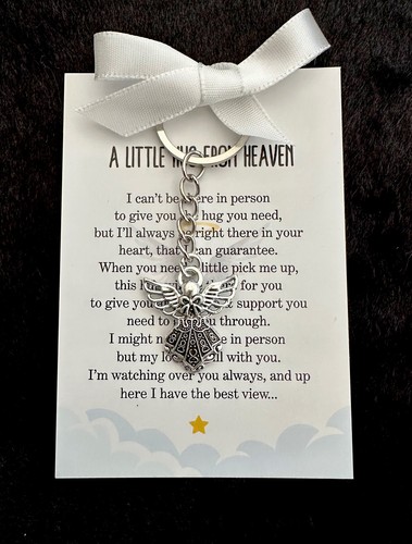 Memorial keepsake angel wings - memorial,
