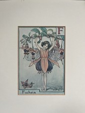 Original Vintage Fuchsia Fairy