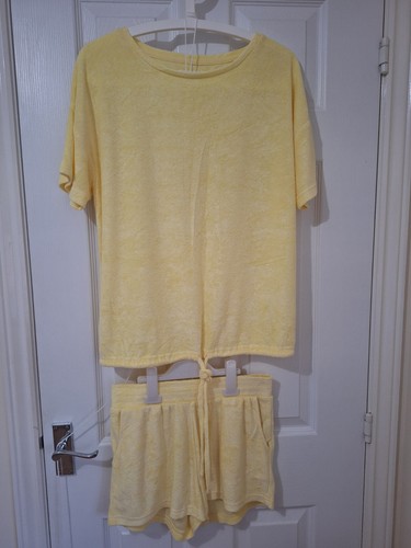 Ladies lemon shorts set - lemon,