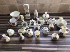 Collection of crested china