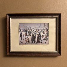 L S Lowry Small Vintage Framed