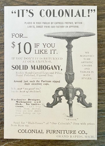 Antique 1899 colonial - antique,