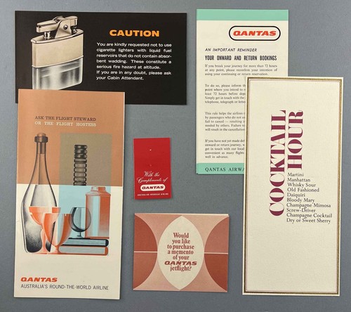 Qantas vintage passenger - vintage,