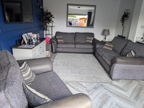 Scs grey piece sofa - grey,