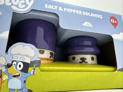 Bluey salt pepper soldiers - bluey, &