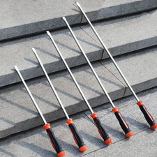 PVC Antislip Large Screwdriver with Extended Knockable Rod Rust Resistant