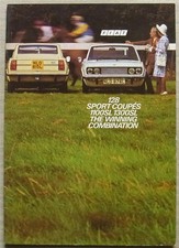 FIAT 128 SPORT COUPES 1100SL & 1300SL Car Sales Brochure 1973 #50M 10/72