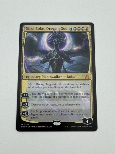 Mtg nicol bolas dragon god - bolas,,