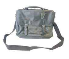 Antler Black Leather Executive Satchel Shoulder Messenger Bag Briefcase FREEPOST