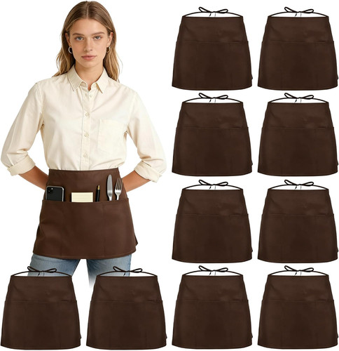 Waist apron half - waist, with