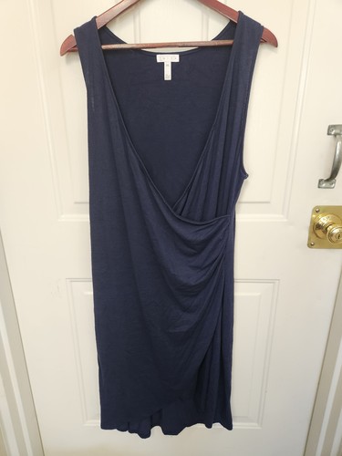 Leith navy midi dress - navy, xxl