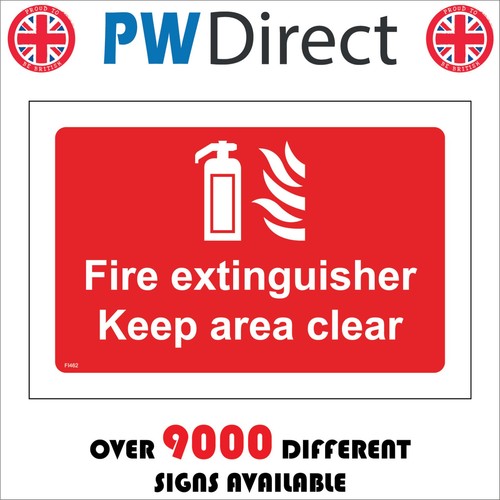 Sign fire extinguishers keep - sign,