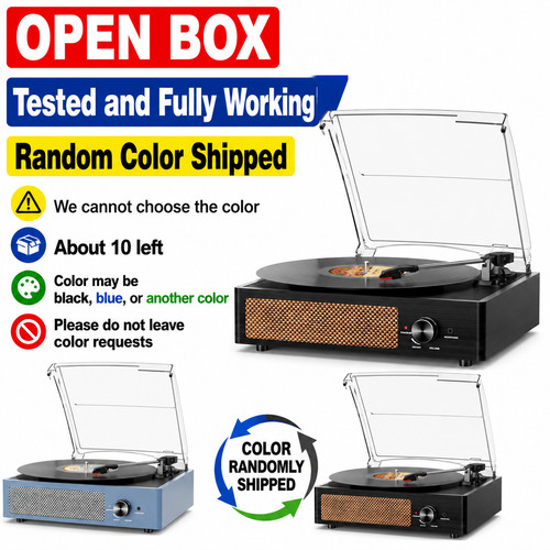 Vinyl record player - record,