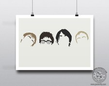 BLUR  Minimalist Band Poster Silhouette Music Heads Minimal Damon Albarn Alex