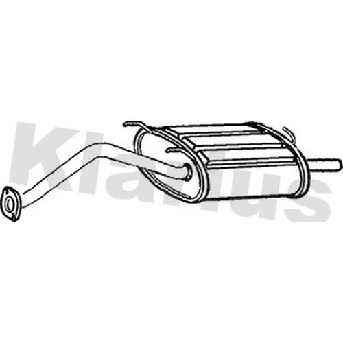 Exhaust rear back box for - box,