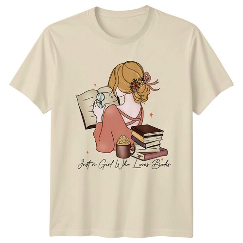 Girl who loves books - books,