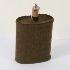 Replica MKVII water bottle with Green felt cover for WW2 1937 webbing  BE009