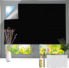 300x145cm Temporary Curtain Travel Window Cover Window Shade Blackout Blind UK