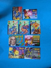Vintage Marvel OverPower X-Men Collection - 9 Cards