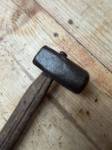 Old primitive hand forged - , dogs