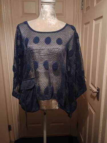 Ladies neslay blue one size - one,