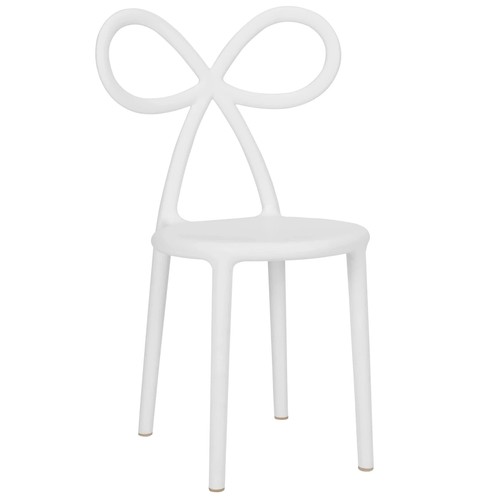 Kids white resin - kids, chair