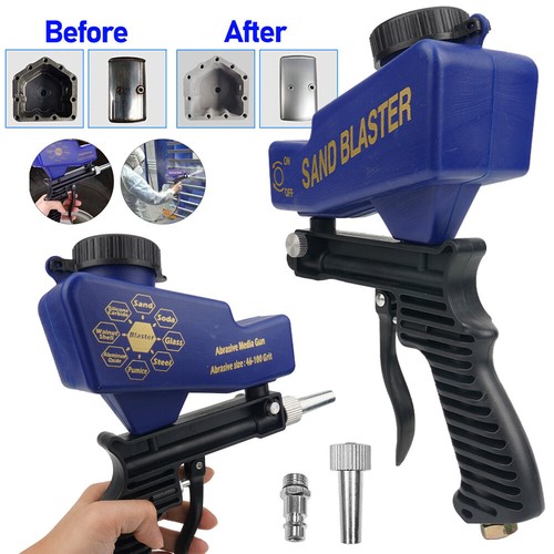 Gravity air sandblasting gun - gravity,