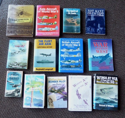 Job lot aircraft books ww1 - lot,