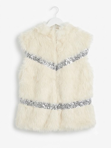 Phosphorus faux fur vest - faux,