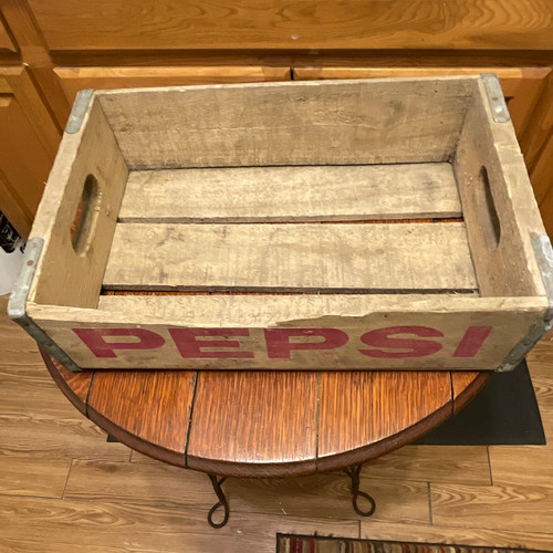 Pepsi vintage wooden bottle - pepsi,