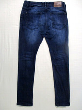 Crosshatch Black Label Jeans Barbeck Slim Fit 34R Button Fly  L32 Skinny Stretch
