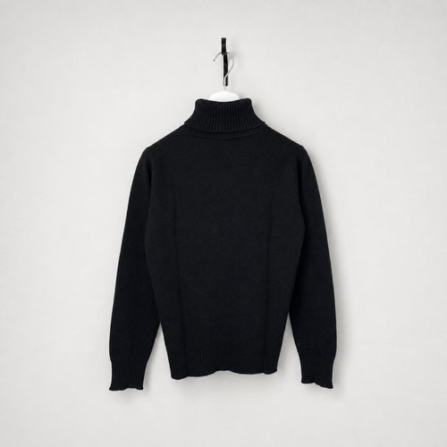 Brora black cashmere - cashmere, roll-neck