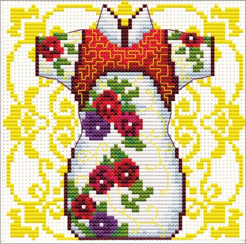 Needleart world geisha rose - needleart,